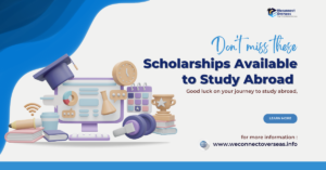 Scholarships available to Study abroad